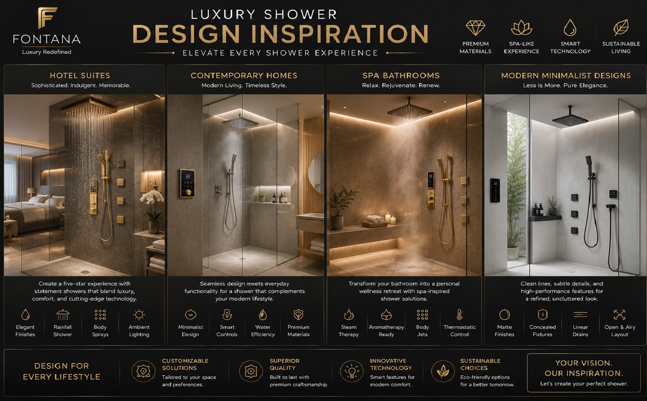 Luxury shower design inspiration